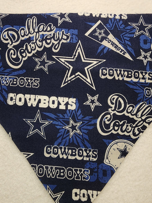 Dallas Cowboys Blue/White Pennant Bandana